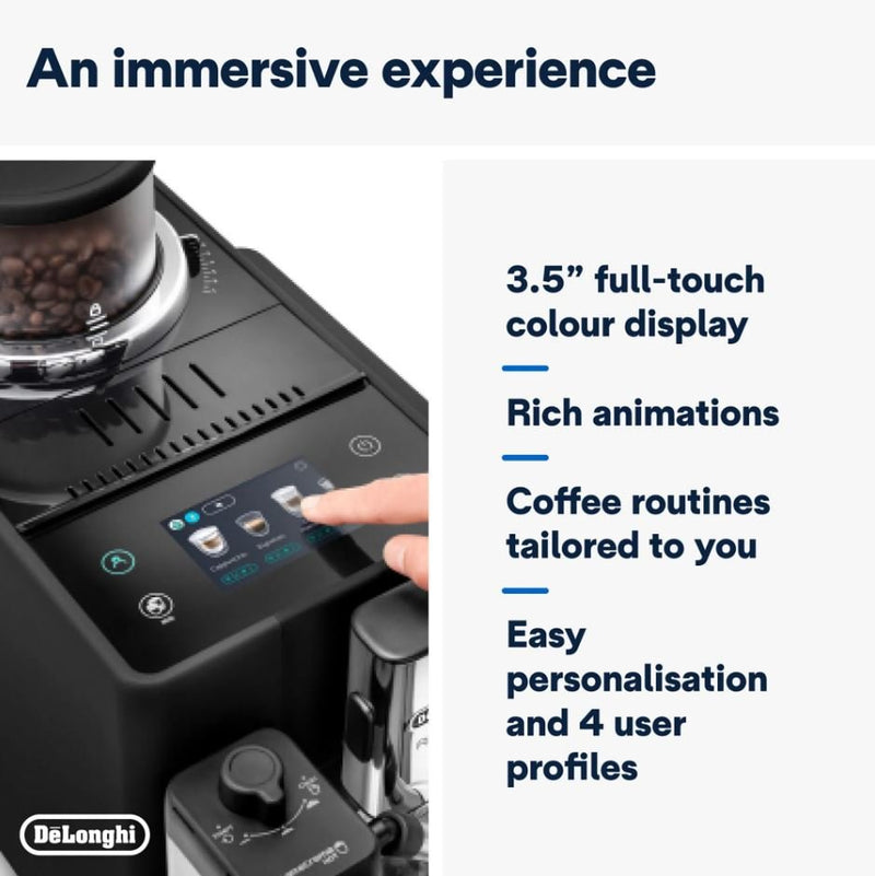 Delonghi Rivelia Bean Coffee Machine EXAM44055B - Metro Homecentre Menlyn