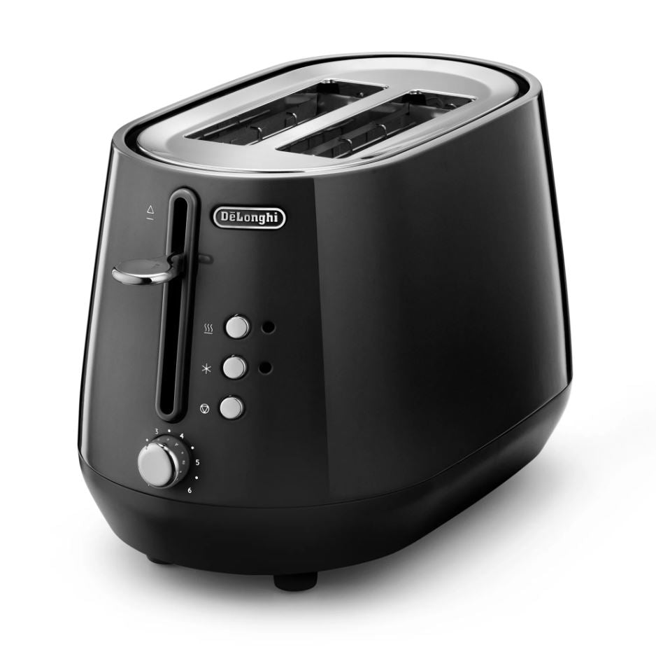 Delonghi Eclettica Black 2 Slice Toaster CTY2103BK - Metro Homecentre Menlyn