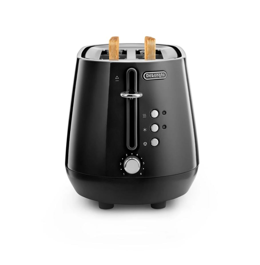 Delonghi Eclettica Black 2 Slice Toaster CTY2103BK - Metro Homecentre Menlyn