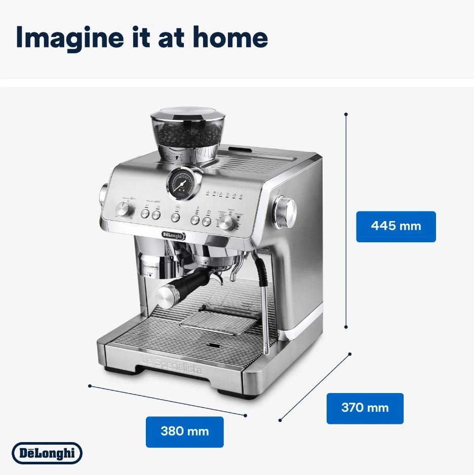Delonghi Manual Pump Coffee Machine EC9555M - Metro Homecentre Menlyn