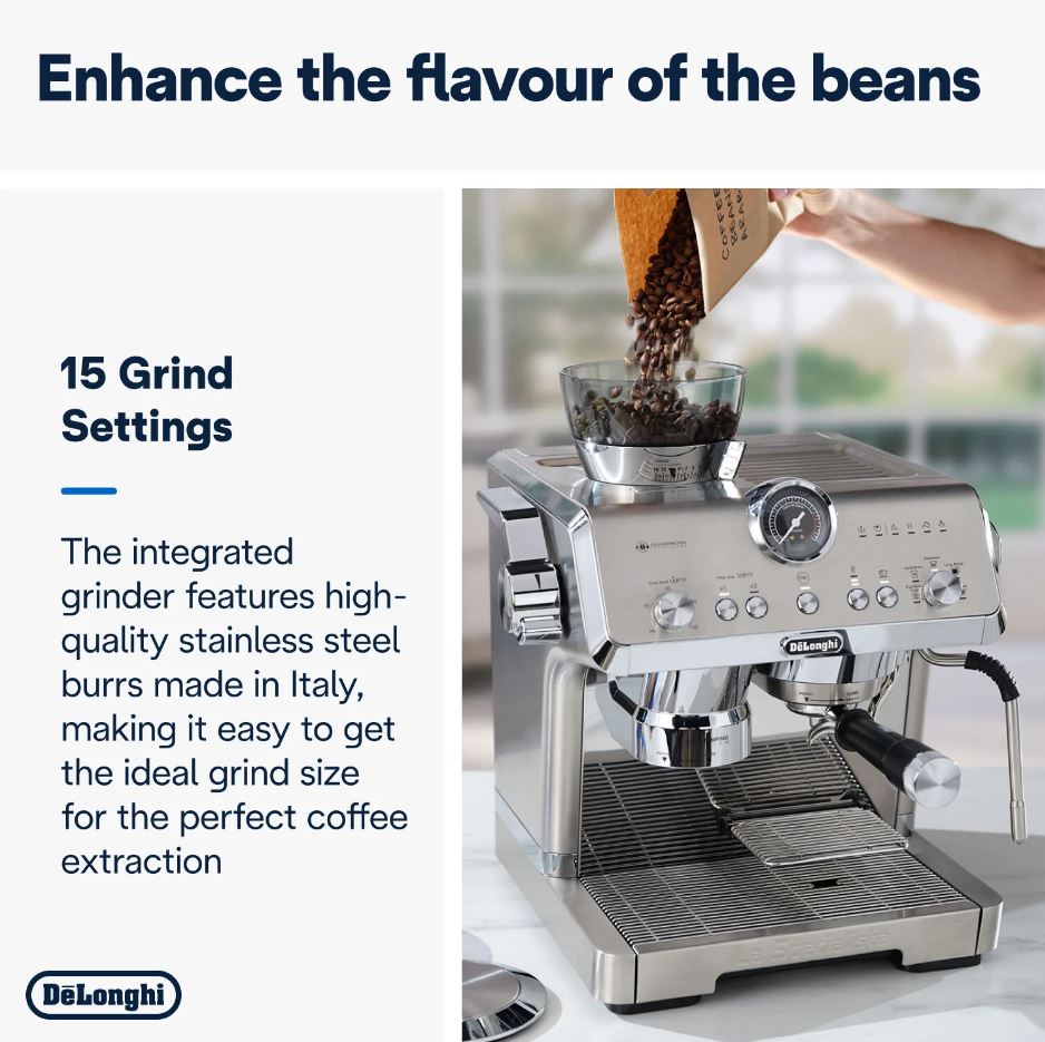 Delonghi Manual Pump Coffee Machine EC9555M - Metro Homecentre Menlyn