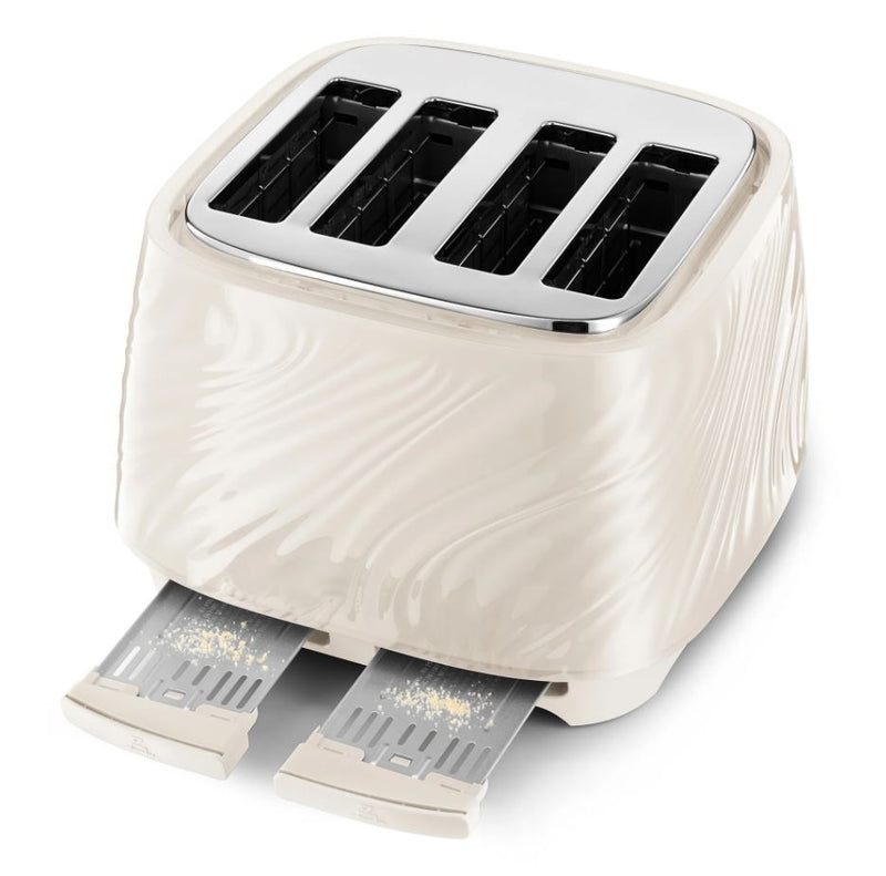 Delonghi Silk Beige 4 Slice Toaster CTDS4003CR - Metro Homecentre Menlyn