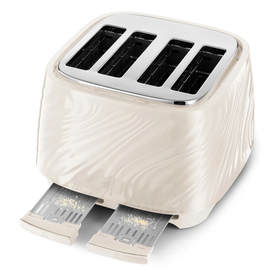 Delonghi Silk Beige 4 Slice Toaster CTDS4003CR - Metro Homecentre Menlyn
