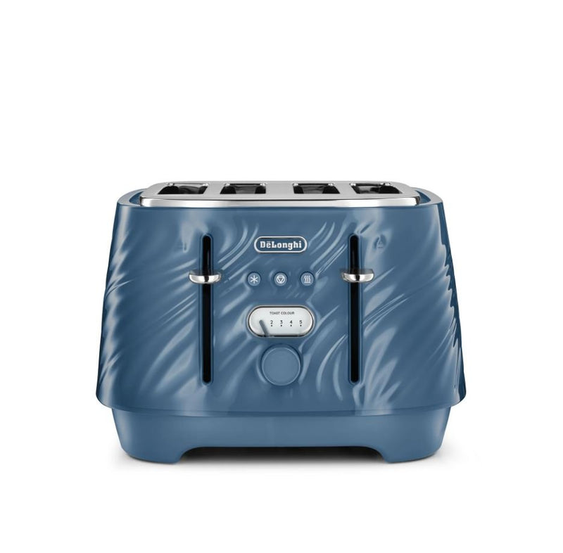 Delonghi Silk Blue 4 Slice Toaster CTDS4003BL - Metro Homecentre Menlyn