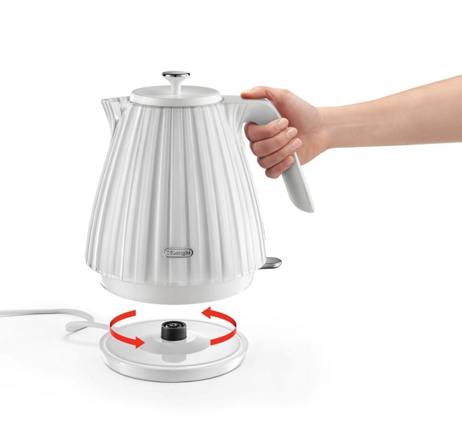Delonghi Opaline White 1 - 7L Cordless Kettle KBD3001W - Metro Homecentre Menlyn