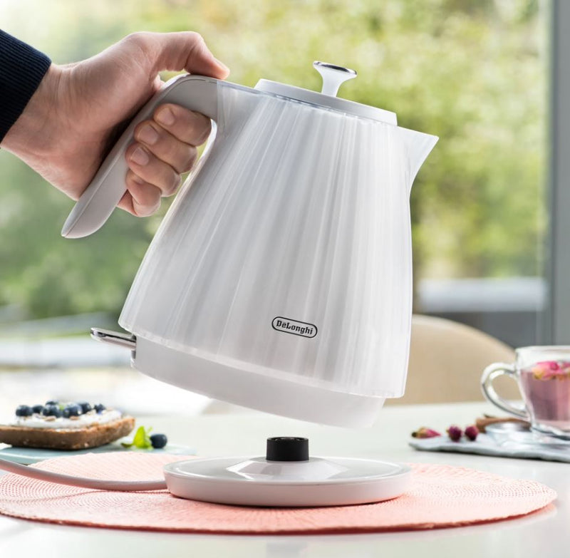 Delonghi Opaline White 1 - 7L Cordless Kettle KBD3001W - Metro Homecentre Menlyn