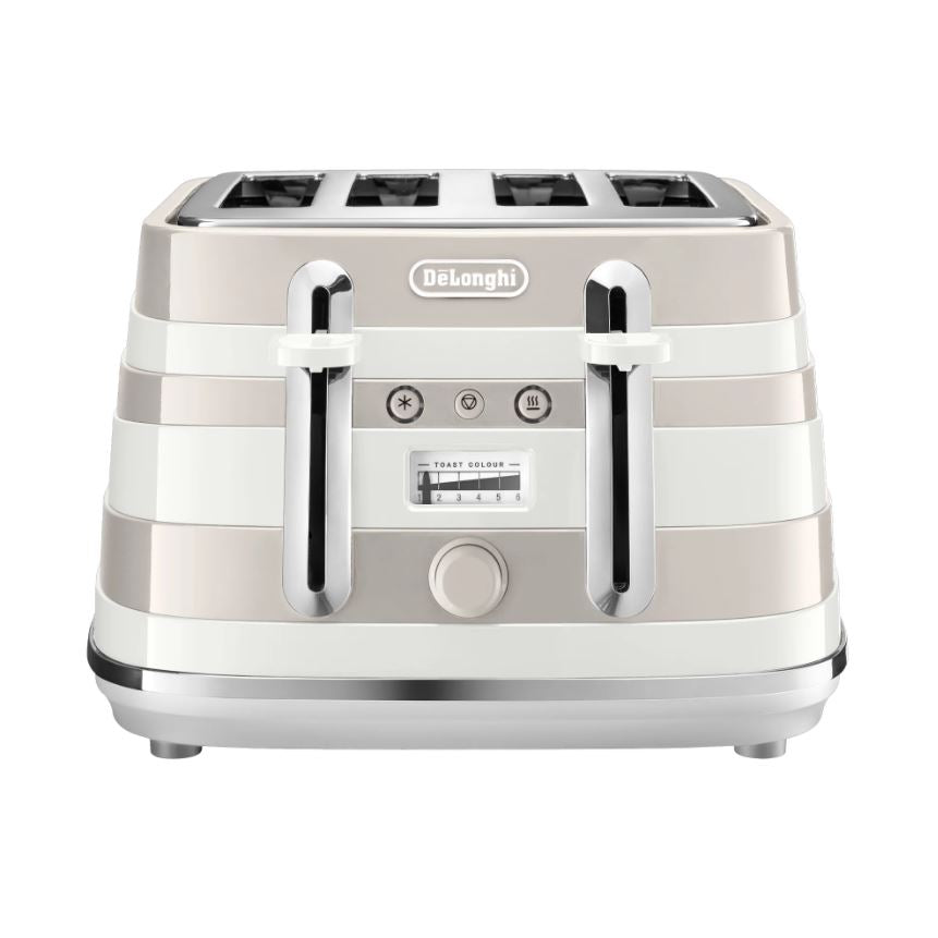 Delonghi Avvolta White 4 Slice Toaster CTAC4003W - Metro Homecentre Menlyn