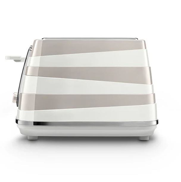Delonghi Avvolta White 4 Slice Toaster CTAC4003W - Metro Homecentre Menlyn