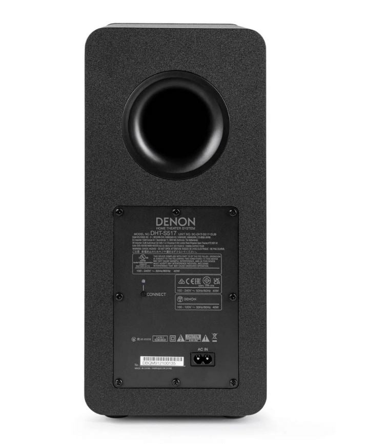 Denon Sound Bar with Dolby Subwoofer DHTS517 - Metro Homecentre Menlyn