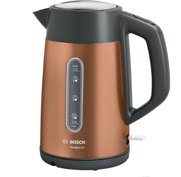 Bosch 1.7L DesignLine Copper Kettle - TWK4P439 - Metro Homecentre Menlyn