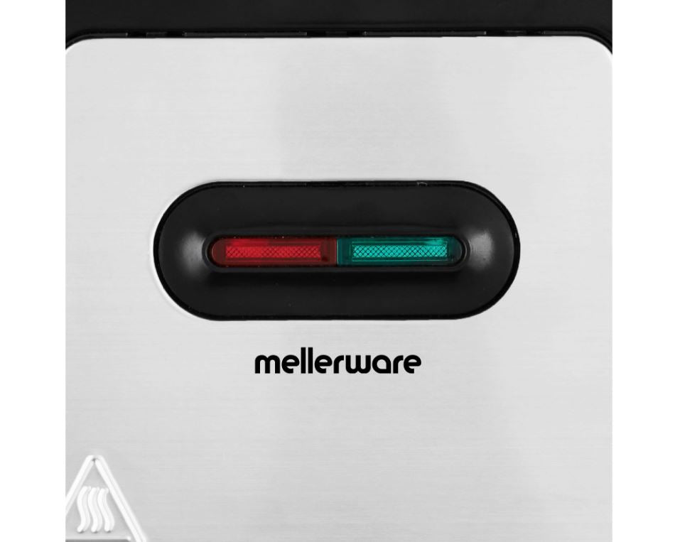 Mellerware Black 2 Slice Sandwich Maker - 25200BKC - Metro Homecentre Menlyn