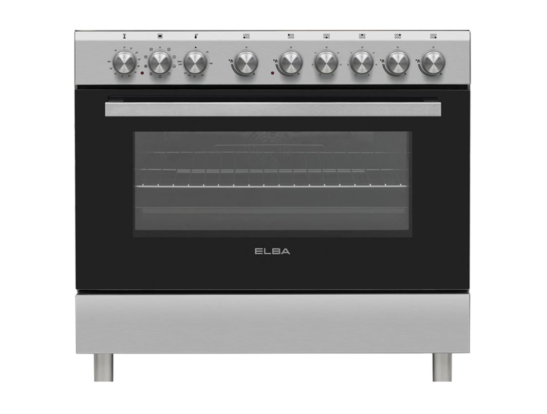 Elba 90cm SSteel 4 Gas 2 Electric Stove 0496CL727 - Metro Homecentre Menlyn
