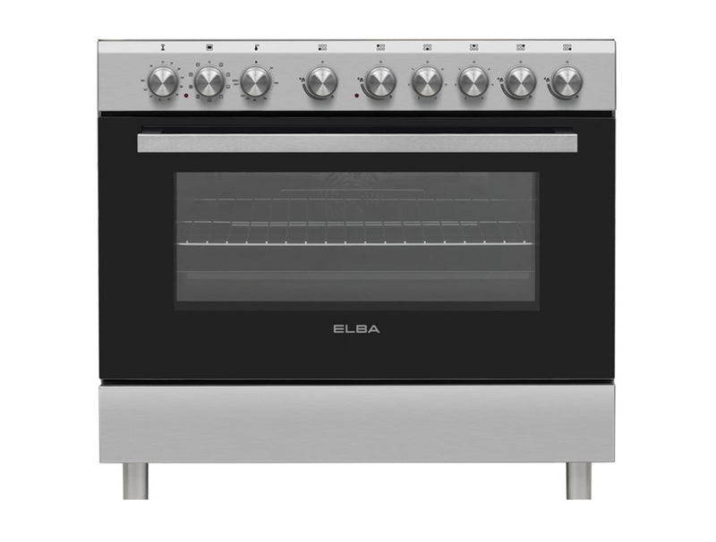 Elba 90cm SSteel 4 Gas 2 Electric Stove 0496CL727 - Metro Homecentre Menlyn