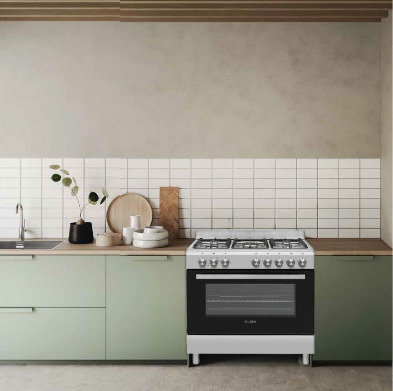 Elba 90cm SSteel 4 Gas 2 Electric Stove 0496CL727 - Metro Homecentre Menlyn