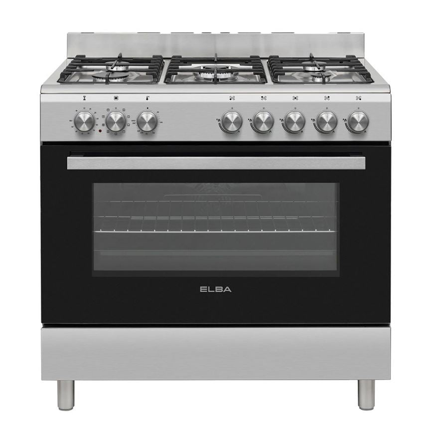 Elba 90cm SSteel Gas Electric Stove 0496CL827 - Metro Homecentre Menlyn
