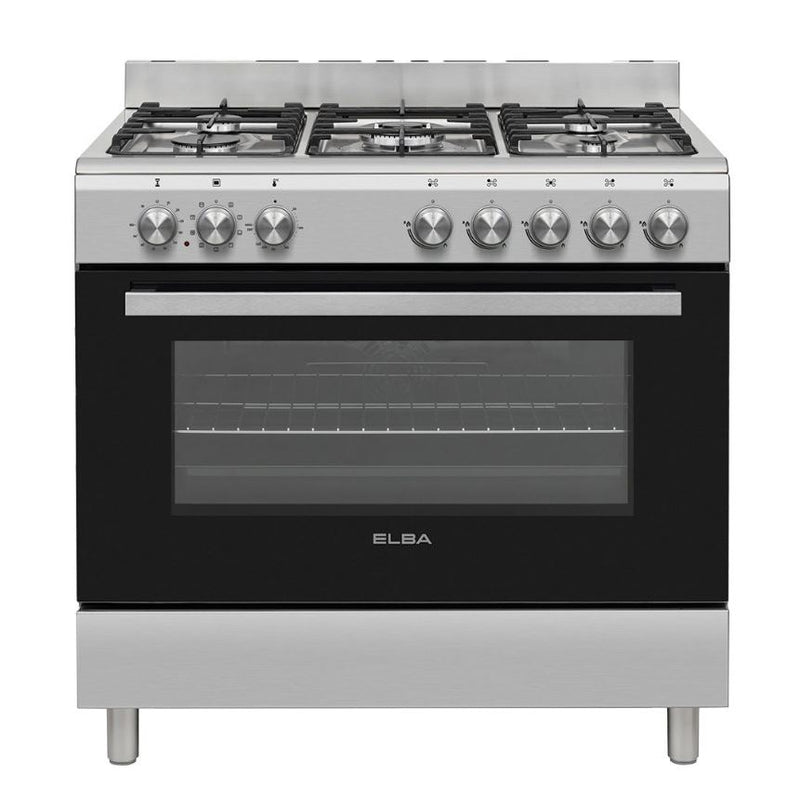 Elba 90cm SSteel Gas Electric Stove 0496CL827 - Metro Homecentre Menlyn
