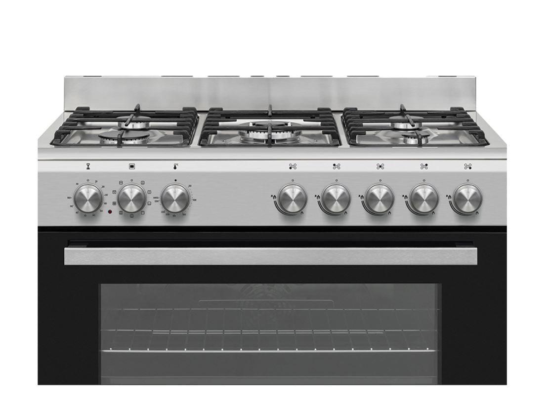 Elba 90cm SSteel Gas Electric Stove 0496CL827 - Metro Homecentre Menlyn