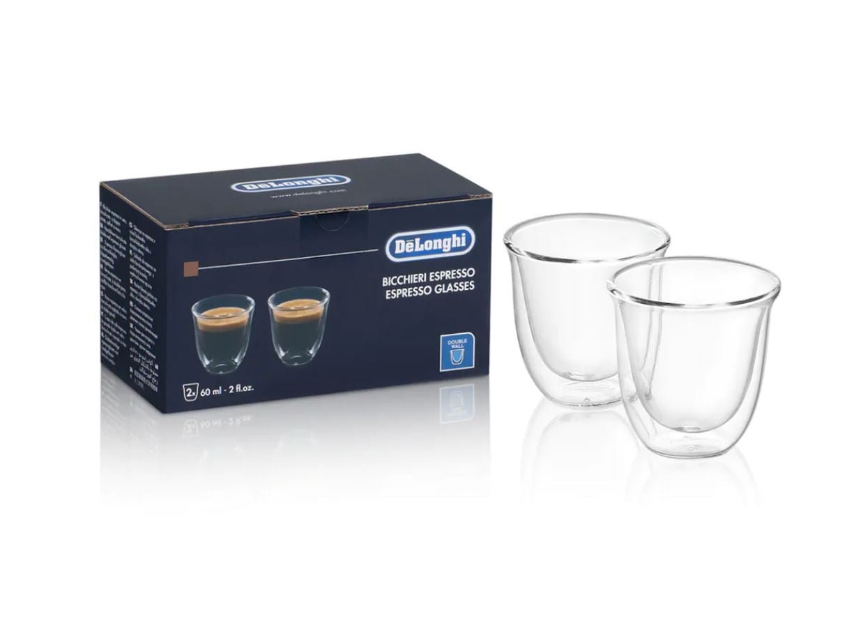 DeLonghi 2 Espresso Double Wall Glasses - DLSC310 - Metro Homecentre Menlyn