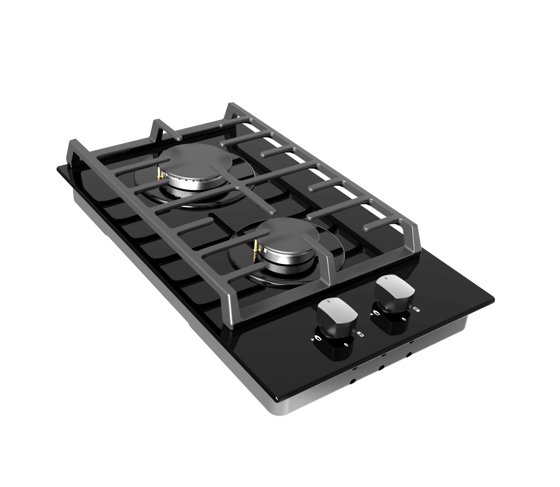 Falco 30cm Black Gas on Glass Hob FALBGH30 - Metro Homecentre Menlyn