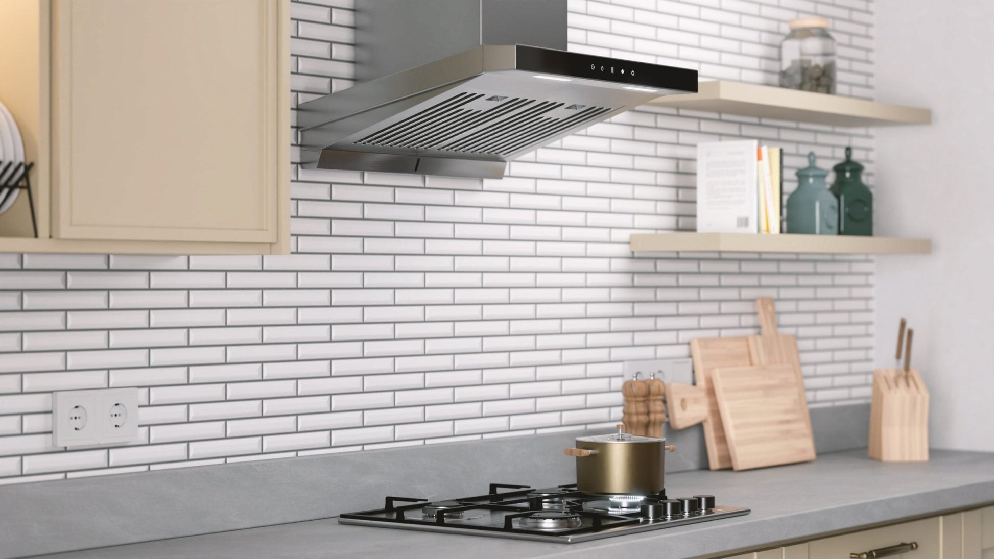Falco 60cm SSteel T Shape Extractor FAL60F09 - Metro Homecentre Menlyn