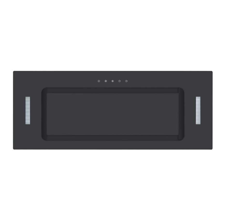 Falco 75cm Black Glass Extractor FAL75BIGB - Metro Homecentre Menlyn