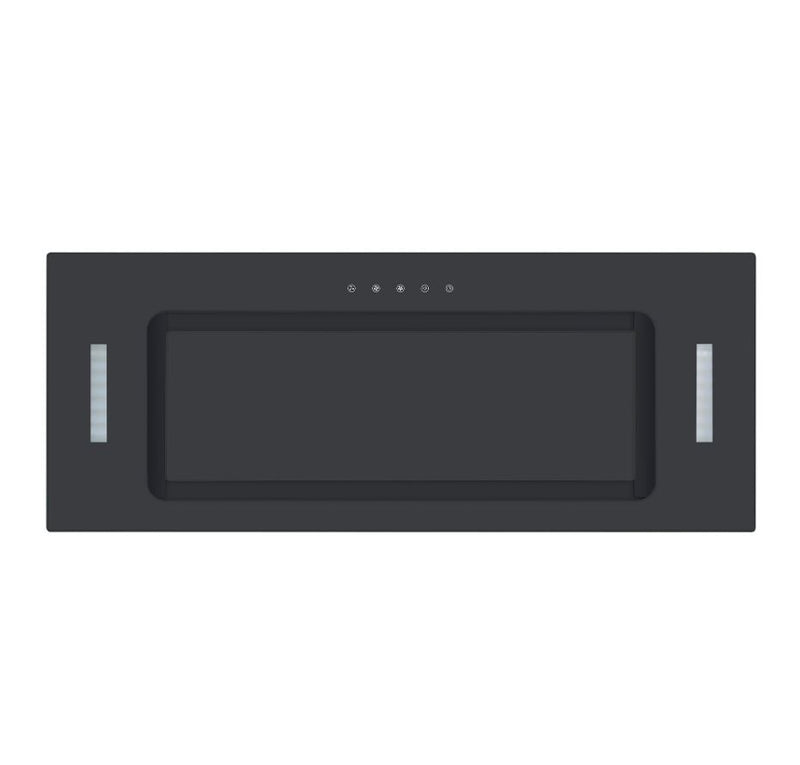 Falco 75cm Black Glass Extractor FAL75BIGB - Metro Homecentre Menlyn