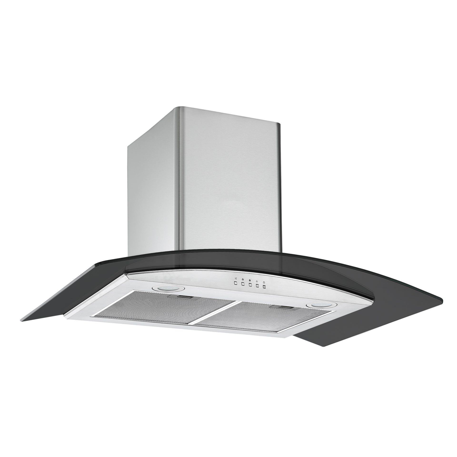 Falco 90cm Black Curved Glass Extractor FAL90SG38B - Metro Homecentre Menlyn