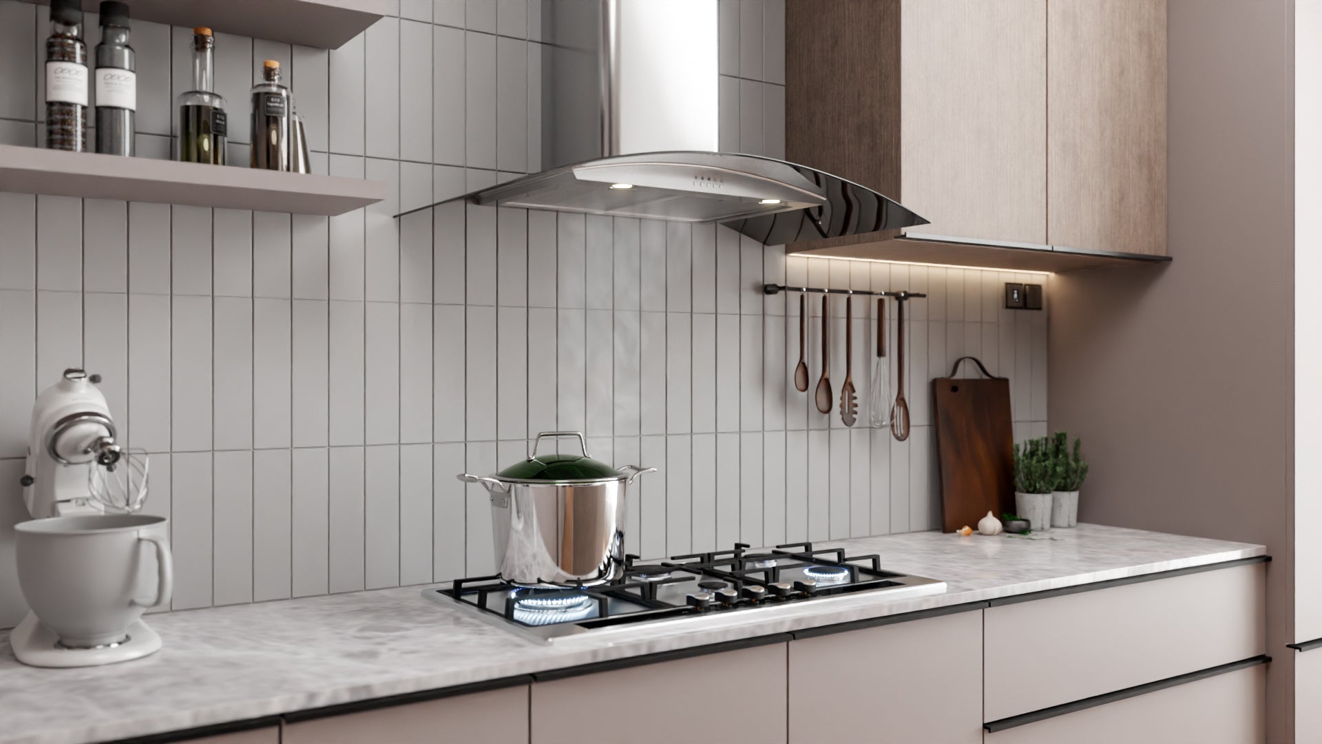 Falco 90cm Black Curved Glass Extractor FAL90SG38B - Metro Homecentre Menlyn