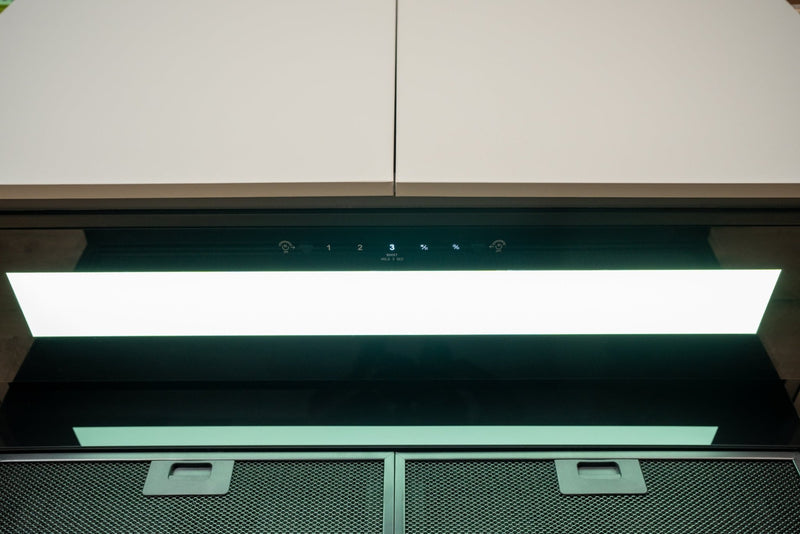 Falco 90cm Black Drop Down Extractor AR90761A - Metro Homecentre Menlyn