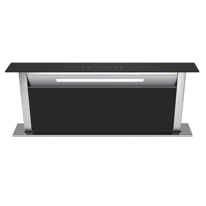 Falco 90cm Blk Glass Downdraft Extractor FAL90DDGBG - Metro Homecentre Menlyn