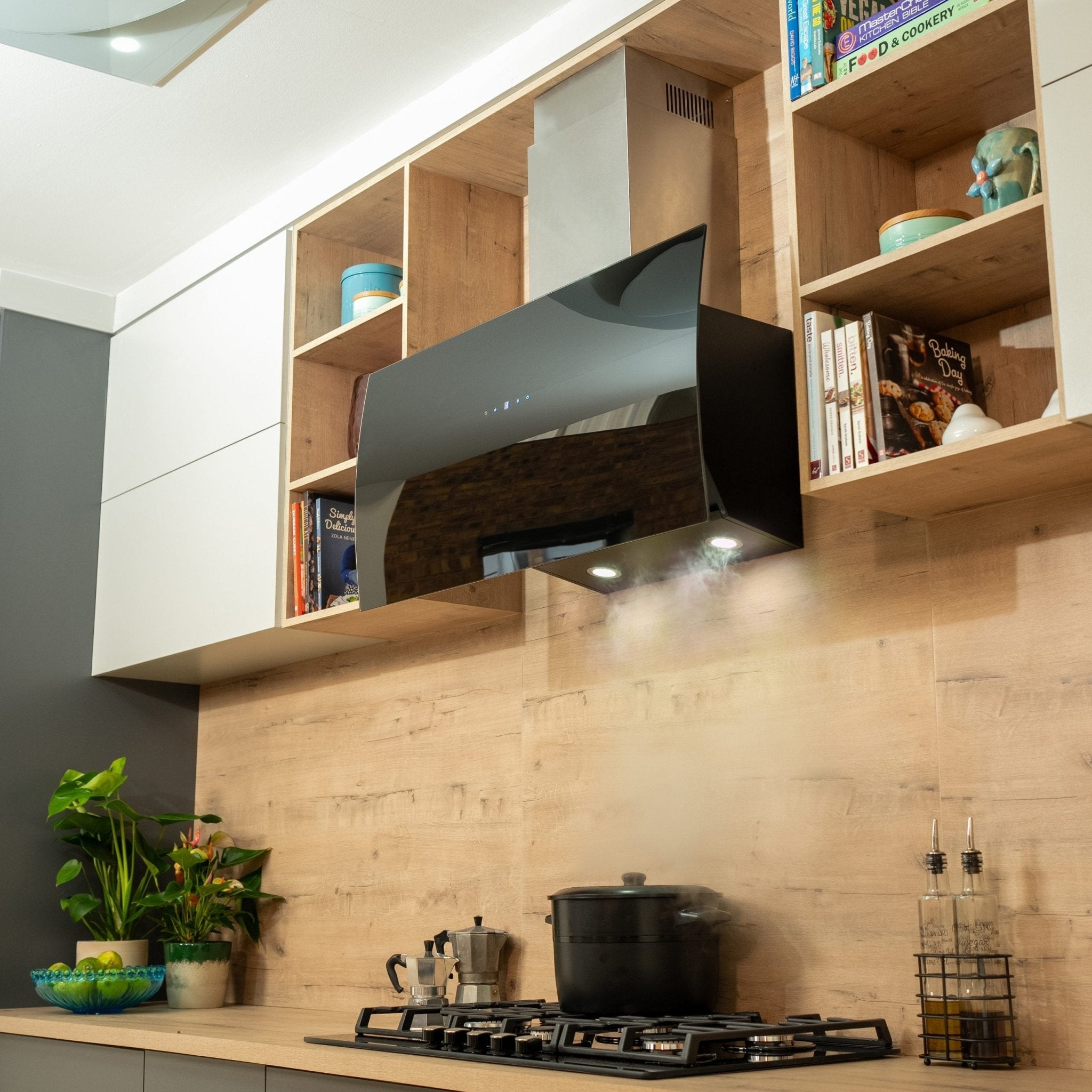 Falco 90cm Wall Mount Extractor - Motor Door FAL90S03E - Metro Homecentre Menlyn