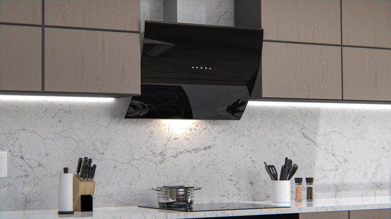 Falco 90cm Wall Mount Extractor - Motor Door FAL90S03D - Metro Homecentre Menlyn