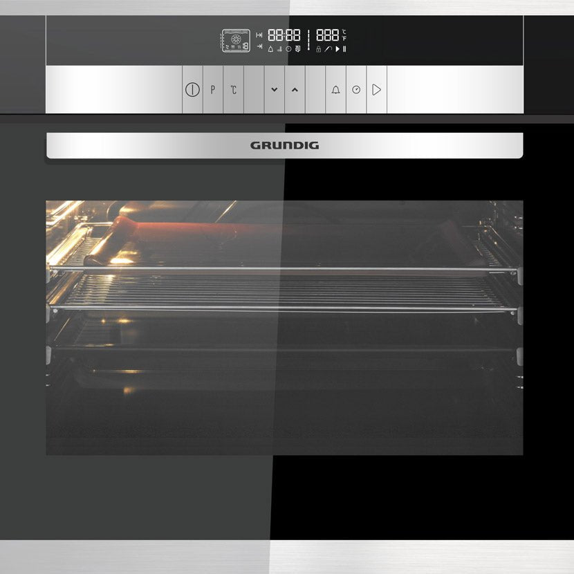 Grundig 70cm Black Multifunction Oven GEBM35000B - Metro Homecentre Menlyn