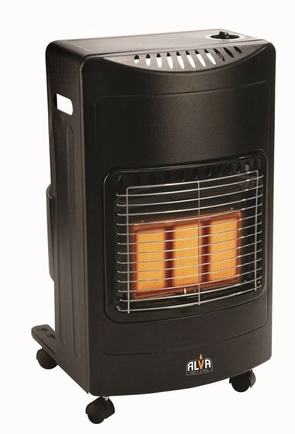 Alva 3 Panel Black Gas Heater - GH312 - Metro Homecentre Menlyn