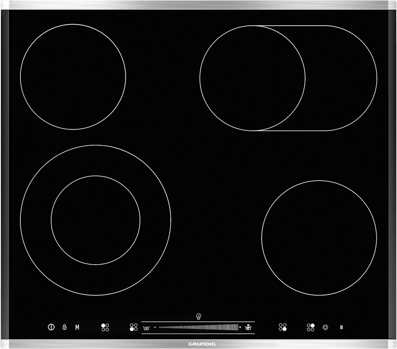 Grundig 60cm Vitroceramic Hob GIEV624430X Display - Metro Homecentre Menlyn