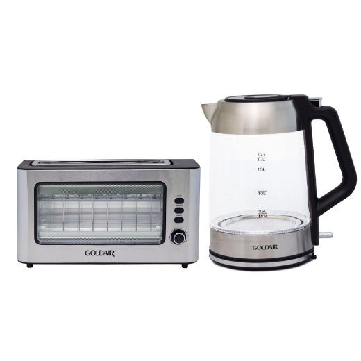Goldair Ultimum 2 Piece Glass Breakfast Pack GKP2000 - Metro Homecentre Menlyn