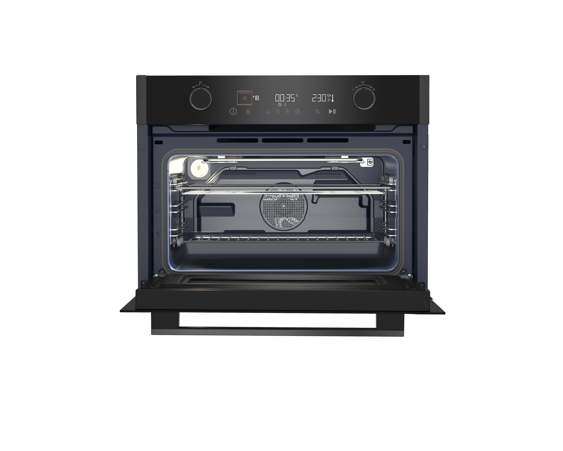 Grundig 60cm Inox Microwave Oven GEKW19400DX - Metro Homecentre Menlyn