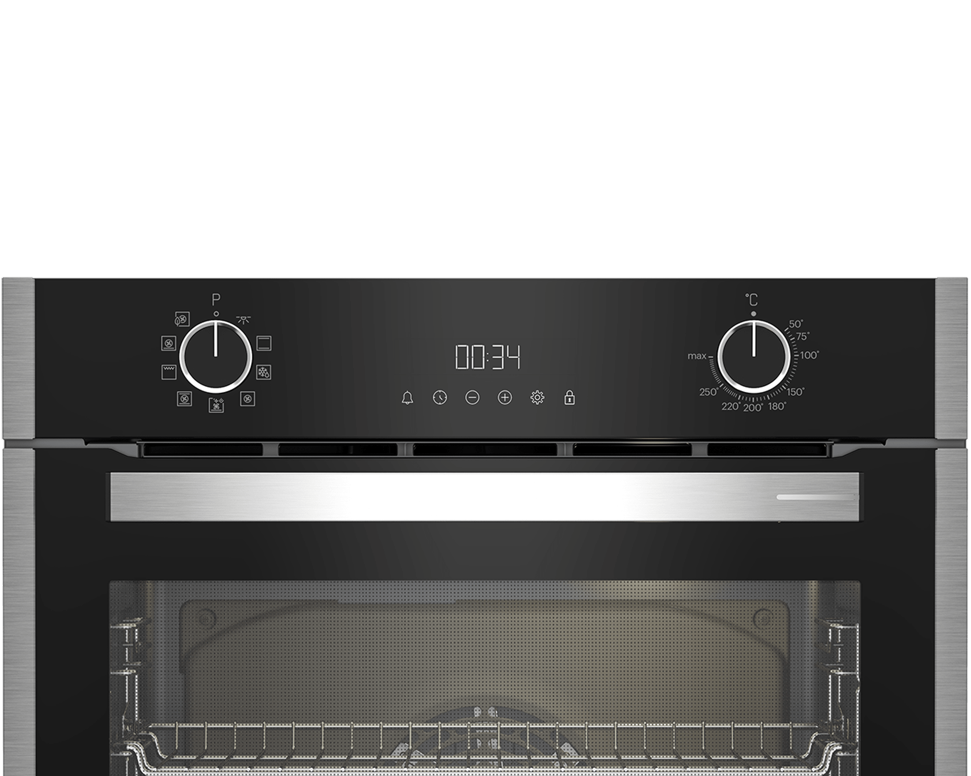 Grundig 60cm HotAero Built in Oven GEBM19300BC - Metro Homecentre Menlyn