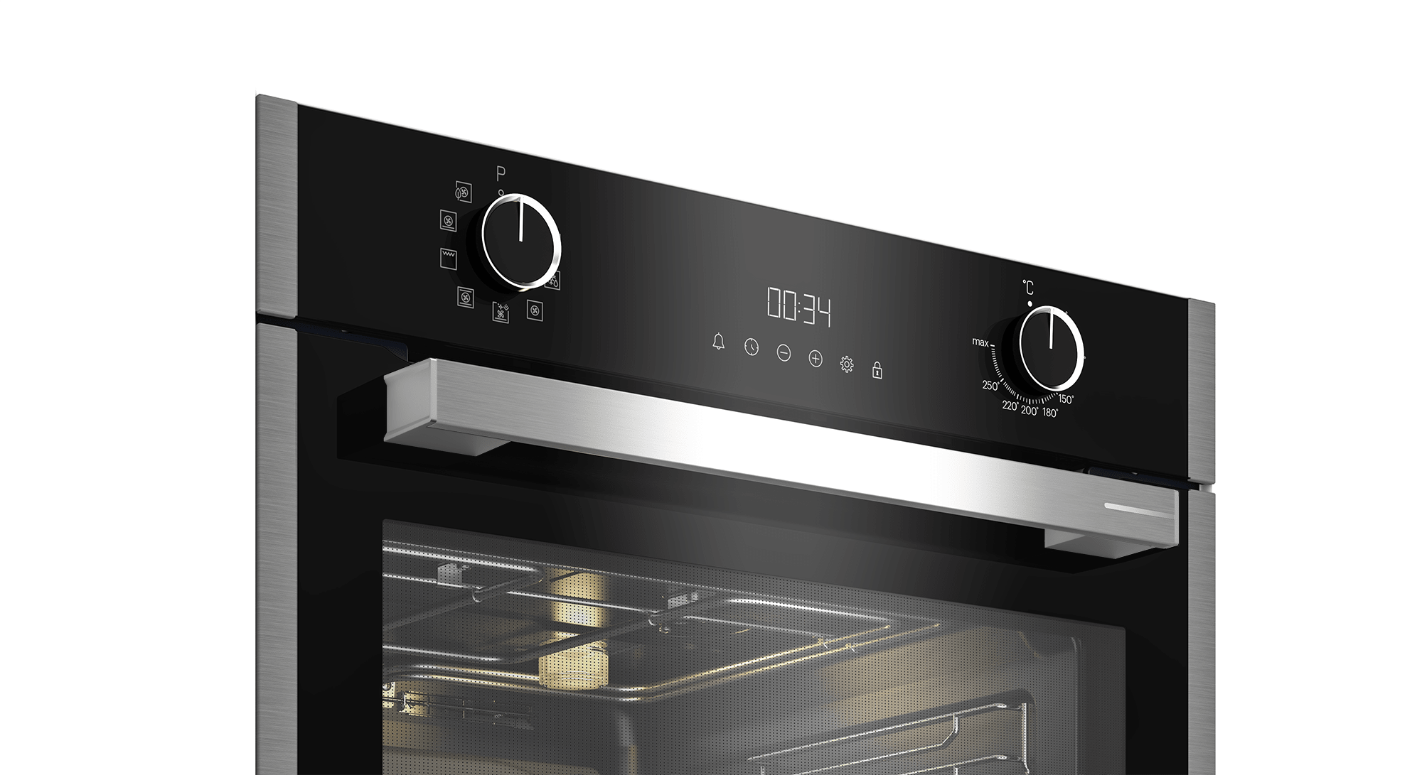Grundig 60cm HotAero Built in Oven GEBM19300BC - Metro Homecentre Menlyn