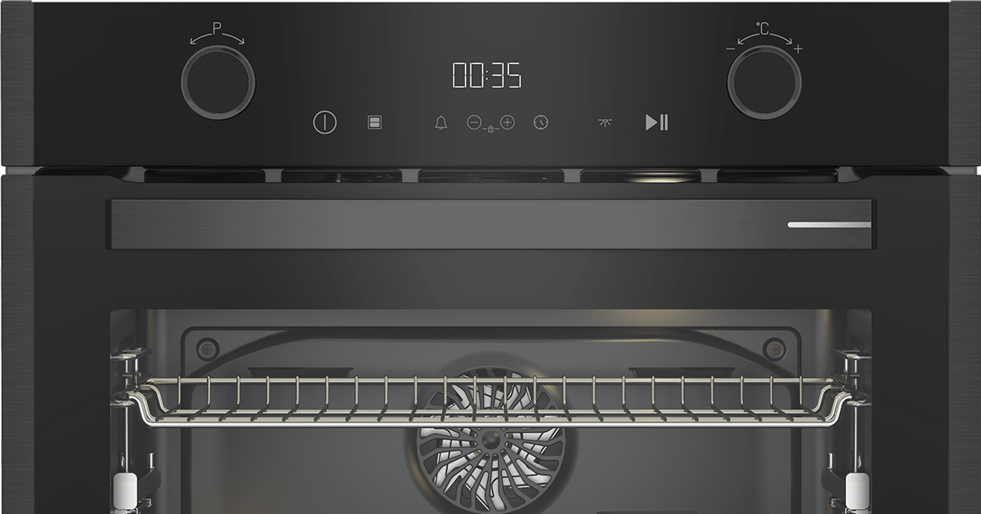 Grundig 60cm Pyrolytic Built - In Oven GEBTM19400DXPS - Metro Homecentre Menlyn