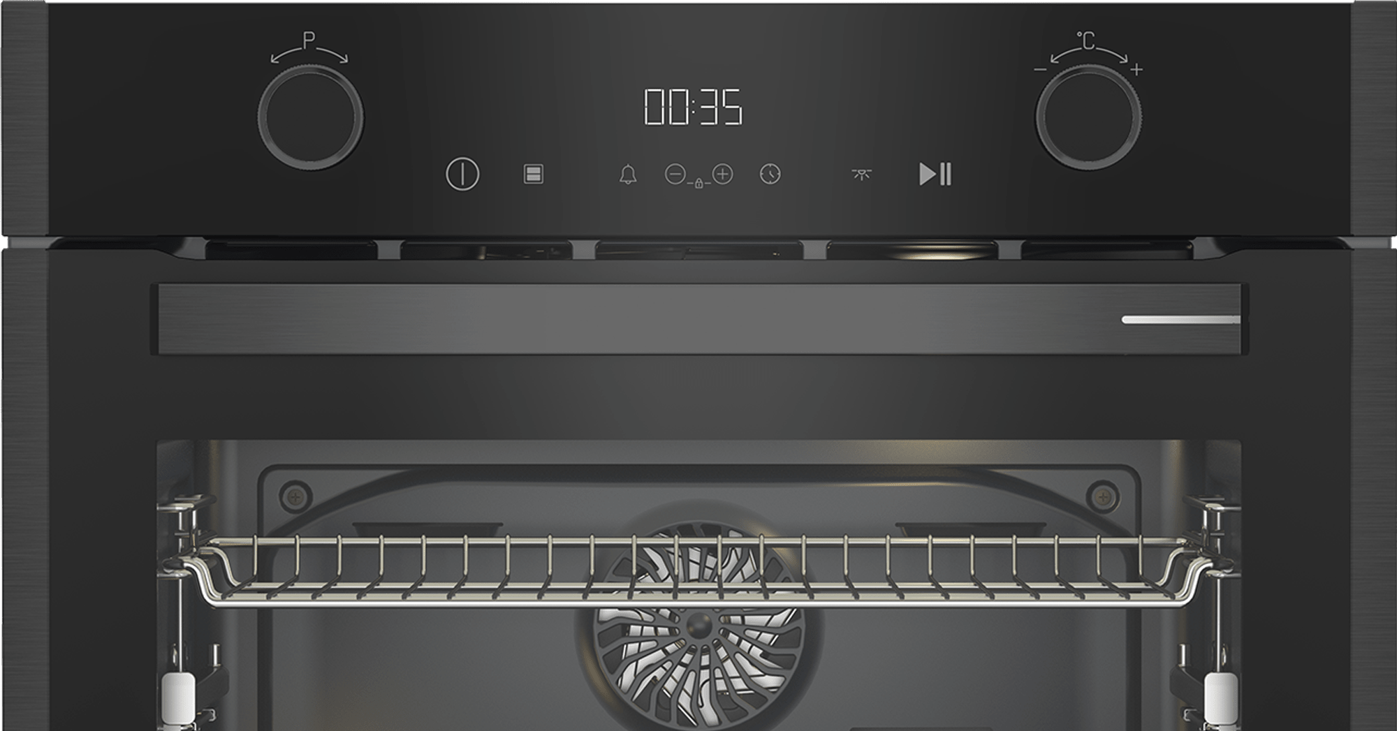 Grundig 60cm Pyrolytic Built - In Oven GEBTM19400DXPS - Metro Homecentre Menlyn