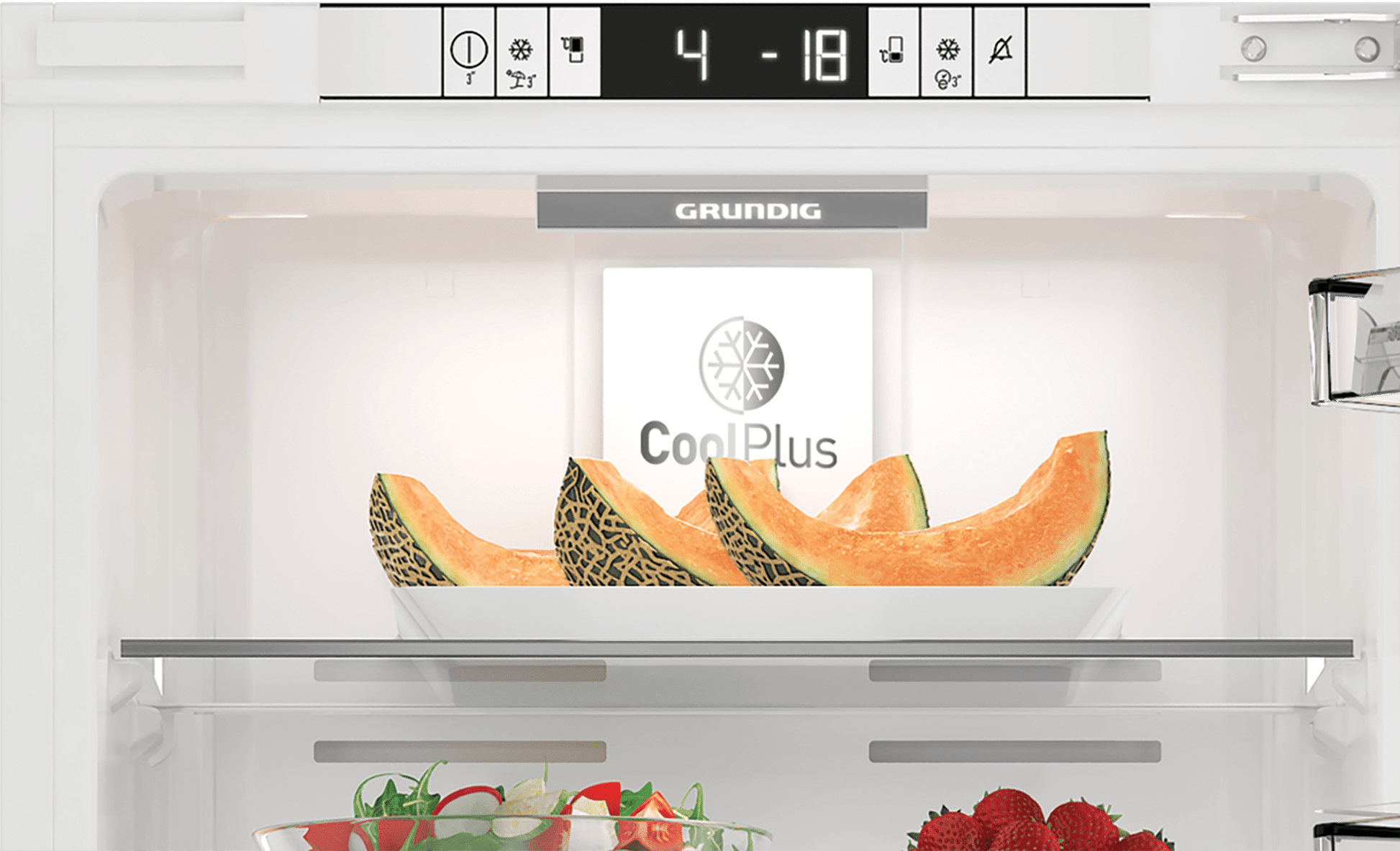Grundig Combi Fridge Freezer GKNI15740N - Metro Homecentre Menlyn