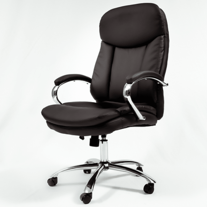 Highback Swivel Office Chair Brown SP967 - Metro Homecentre Menlyn