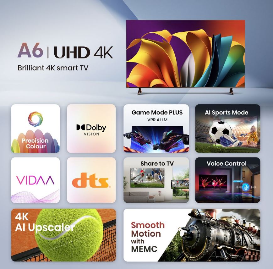 Hisense 65" 144Hz Qled 4K Vidaa SmartTV 65Q7N - Metro Homecentre Menlyn