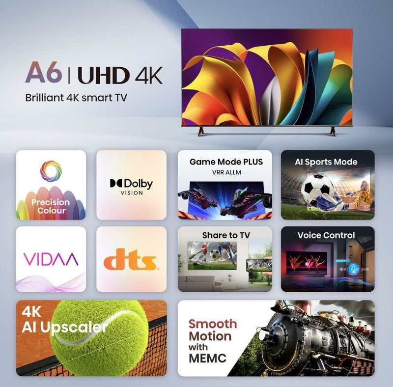 Hisense 75" 144Hz Qled 4K Vidaa SmartTV 75Q7N - Metro Homecentre Menlyn