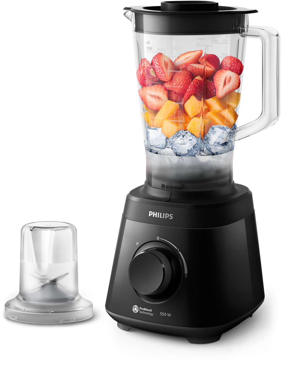 Philips Daily Collection 550W Black Blender HR2141 - 90 - Metro Homecentre Menlyn