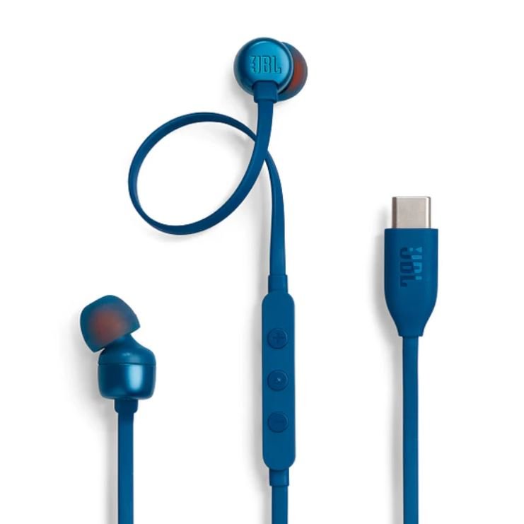 JBL Tune 310C USBC Earphones Blue T310C - Metro Homecentre Menlyn