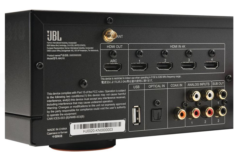 JBL 5.2 Channel 4K AV Receiver Black MA310 - Metro Homecentre Menlyn