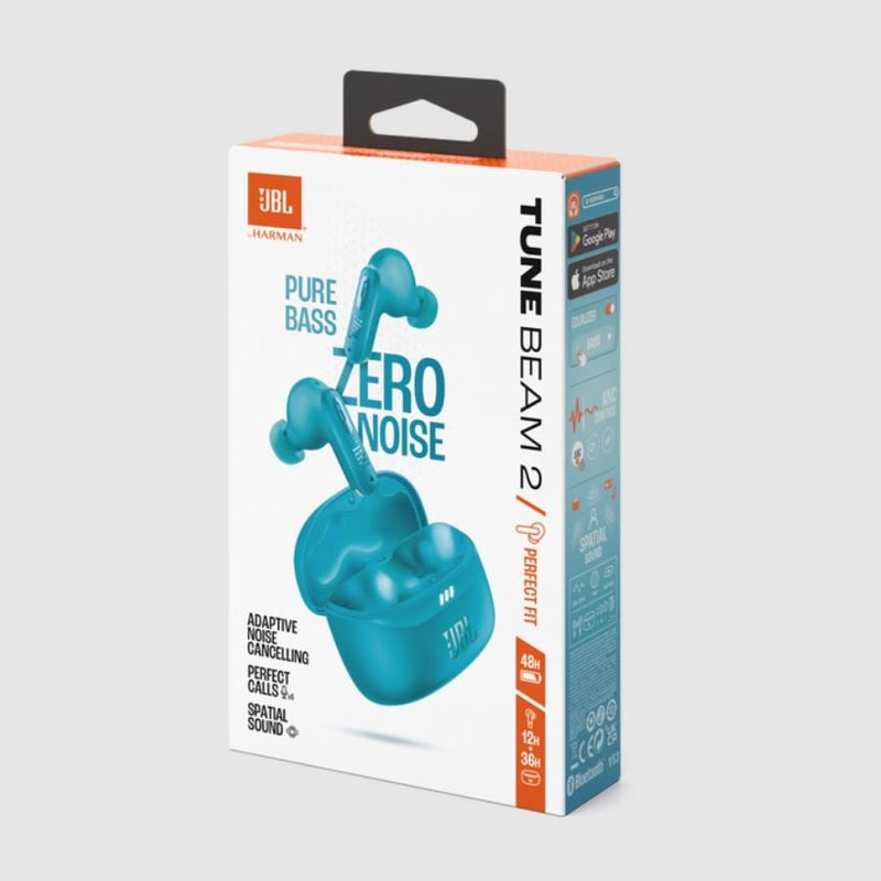 JBL Tune Beam 2 Wireless Earphones Turqouise - Metro Homecentre Menlyn