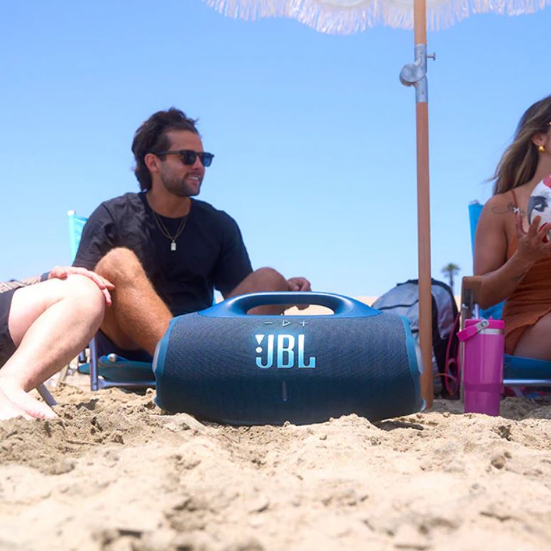 JBL Boombox 4 Portable Bluetooth Speaker Blue - Metro Homecentre Menlyn